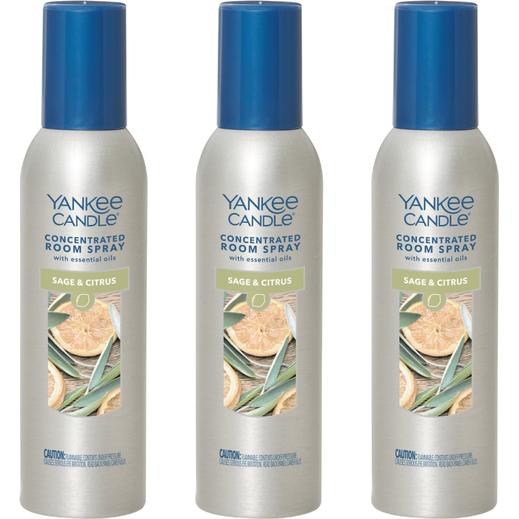 Yankee Candle Concentrated Room Air Freshener Spray, Sage & Citrus, 1.5-oz bottle, 3 count | Chewy