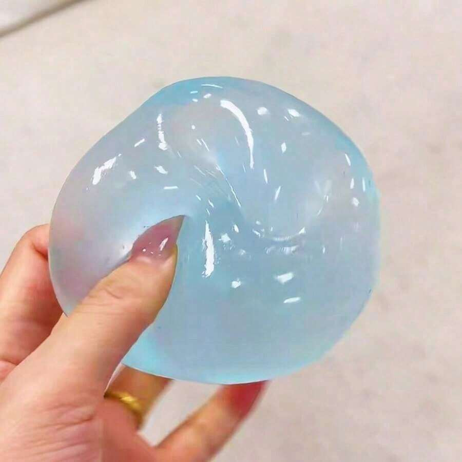 1pc/2pcs Slow Rebound Blue Coconut Oil Handmade Squeeze Ball, 6cm Round Malt Stress Relief Squeez... | SHEIN