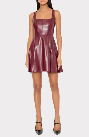 Milly Faux Leather Minidress | Nordstrom | Nordstrom