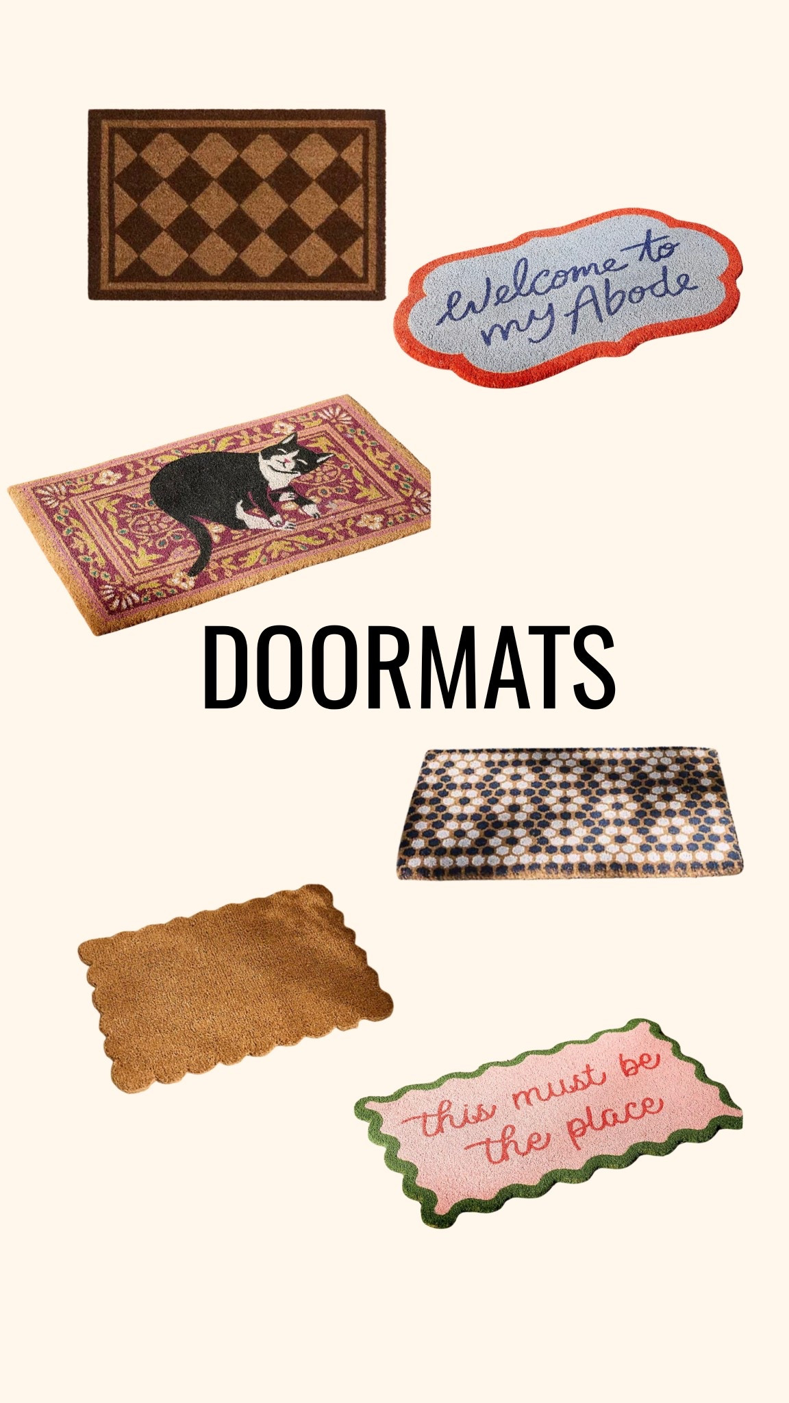 Help me pick a doormat! 

#LTKHome #LTKSeasonal