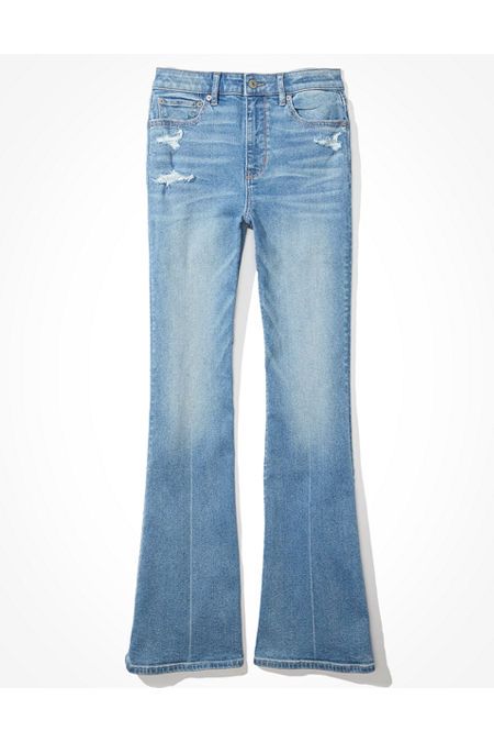 AE Super High-Waisted Flare Jean | American Eagle Outfitters (US & CA)