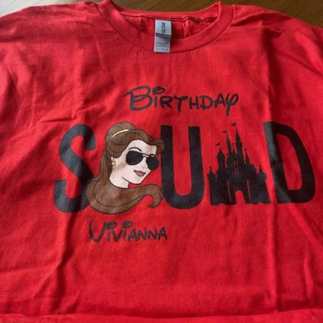 Beauty and the Beast Birthday Shirt Princess Belle Shirt Beauty and the Beast Shirts for Family P... | Etsy (US)