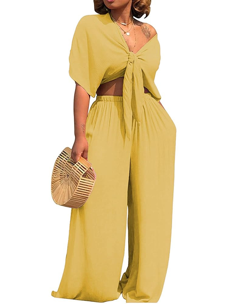 SeNight Womens Tracksuit Set Two Piece Sweatsuits Outfits Long Sleeve Ribbed Zip Up Crop Top Skin... | Amazon (US)