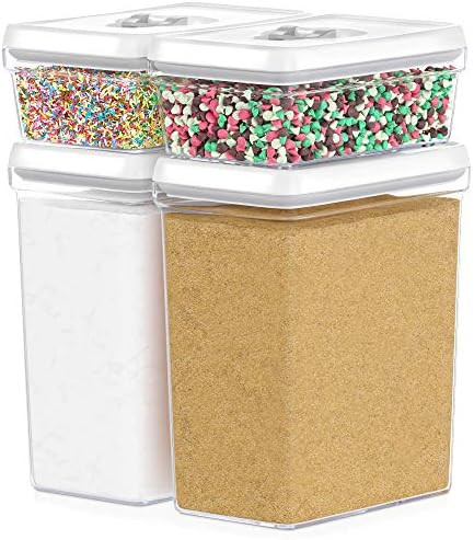 DWËLLZA KITCHEN Large Airtight Food Storage Containers - Bulk Food Pantry & Kitchen Storage Cont... | Amazon (US)