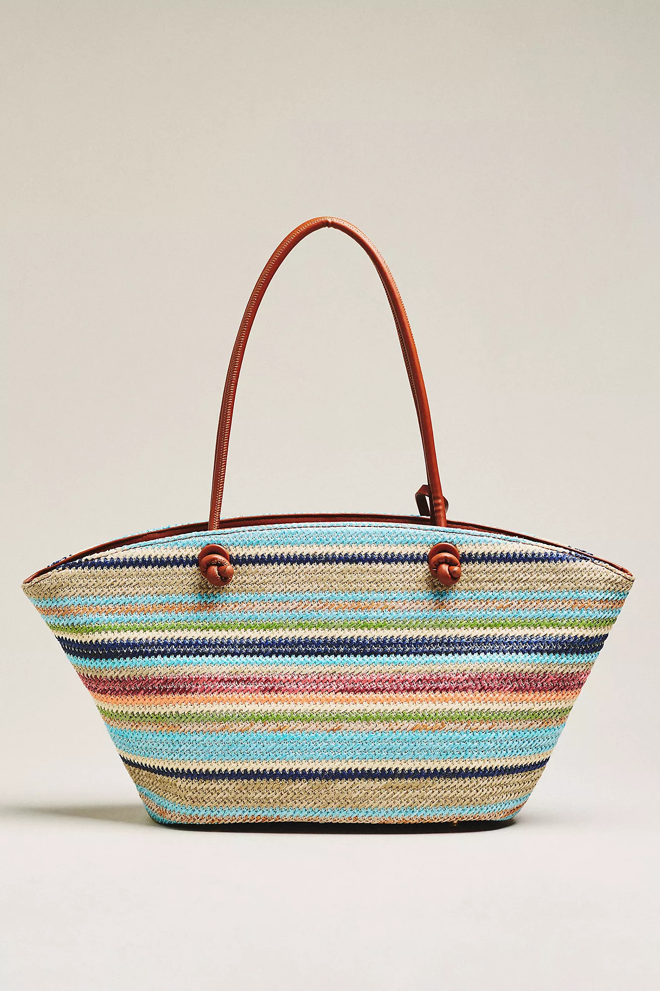 Aota Jessica Raffia Tote Bag | Anthropologie (US)