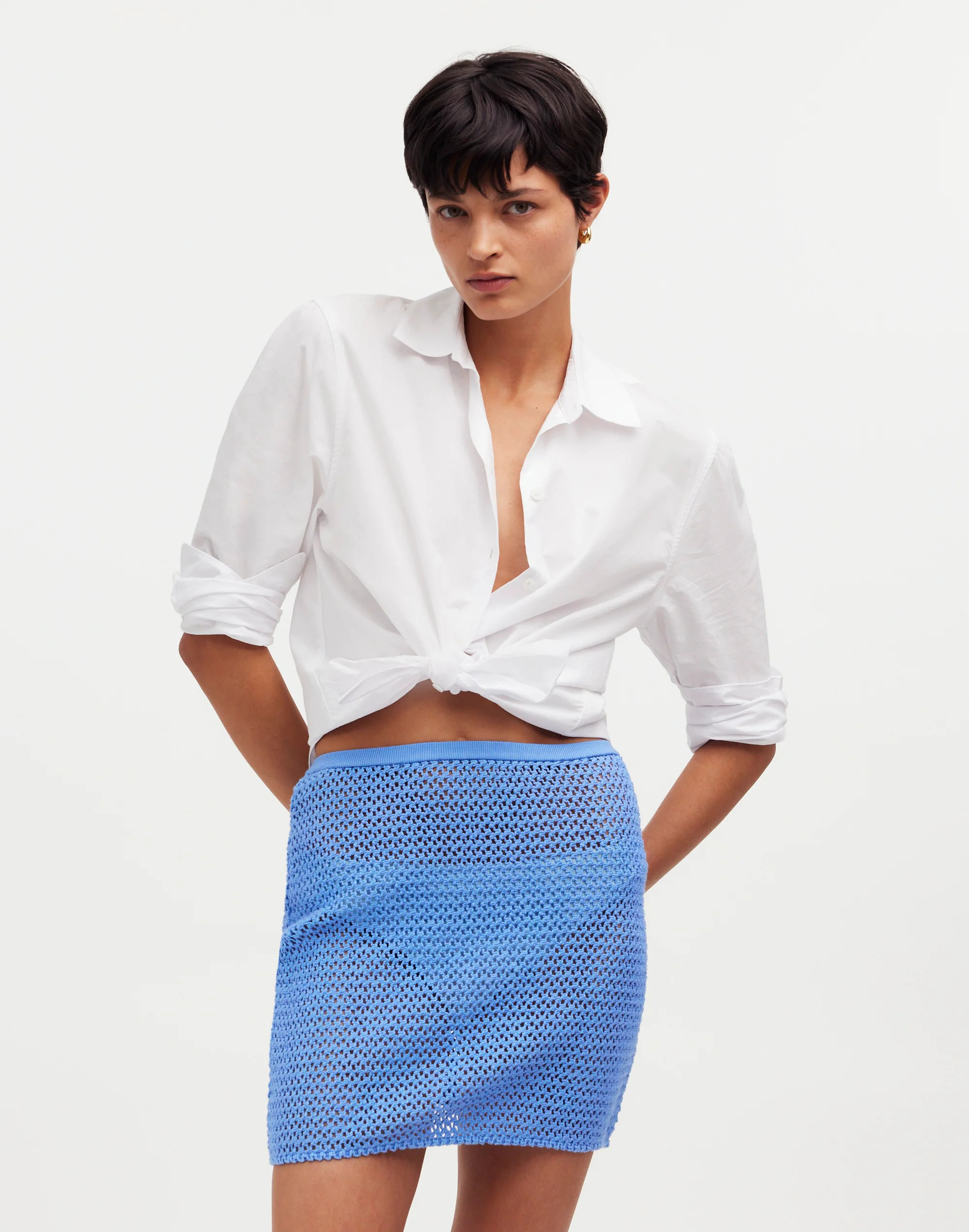 Crochet Cover-Up Mini Skirt | Madewell