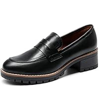 DREAM PAIRS Women's Penny Chunky Loafers Work Shoes | Amazon (US)