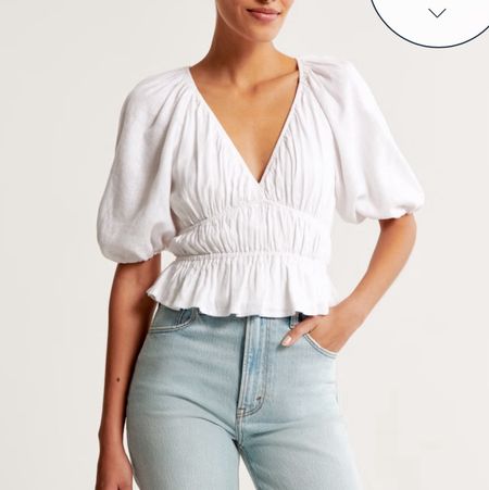 This adorable blouse also comes in black. It’s a perfect top for a night out on the town. It’s on sale for $40! 

#LTKFestival #LTKParties #LTKSaleAlert