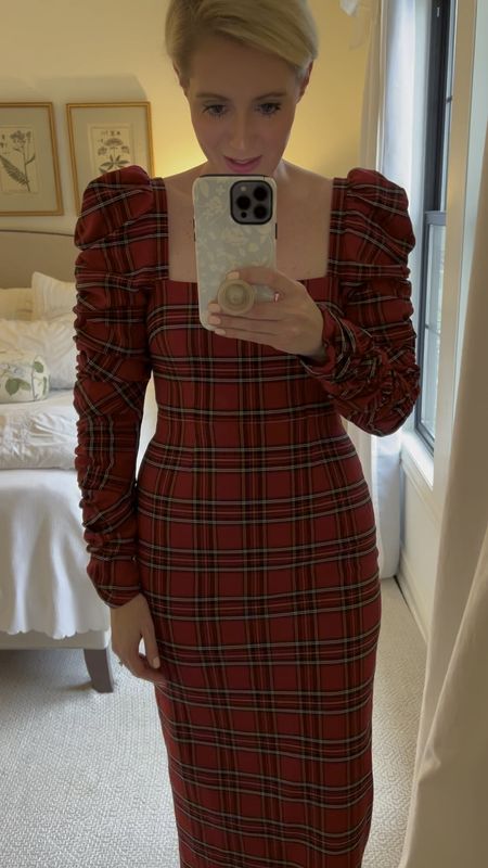 The most PERFECT Christmas dress! 

I’m 5’9 135 lbs and normally a size 6! I’m wearing the sample size 4! I would still prefer my normal size 6! 

There are also some DARLING family matching outfits for little girls and boys! 

#dillards #holidaydress #dresses #christmasdress #holidaydress #mommyandmedresses #tartan #redplaid 

#LTKHoliday #LTKparties #LTKVideo