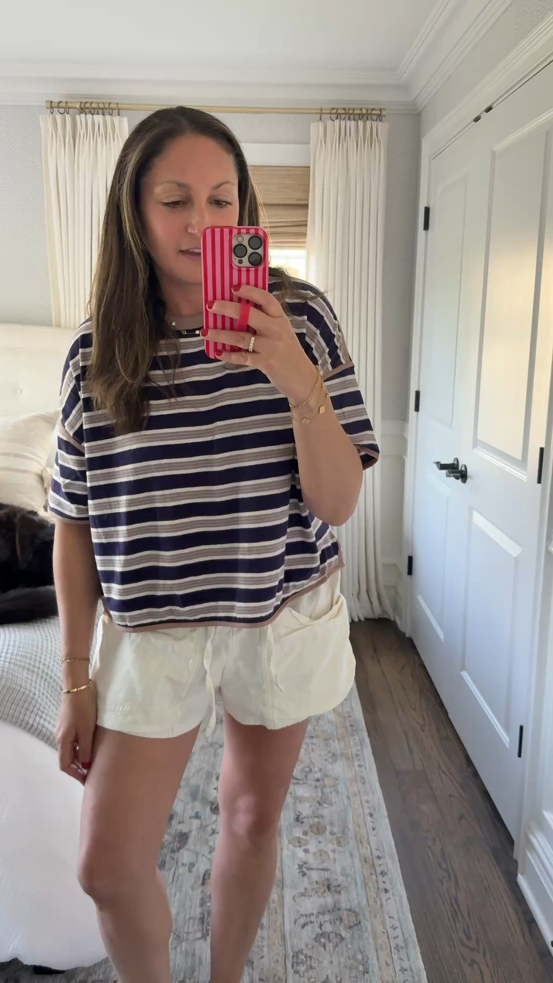Cute new finds from Free People! Looooove these linen shorts (I’m wearing a size medium here) and the striped t-shirt is so soft and flattering 🙌🏻



#LTKTall #LTKdayinmylife #LTKootd
