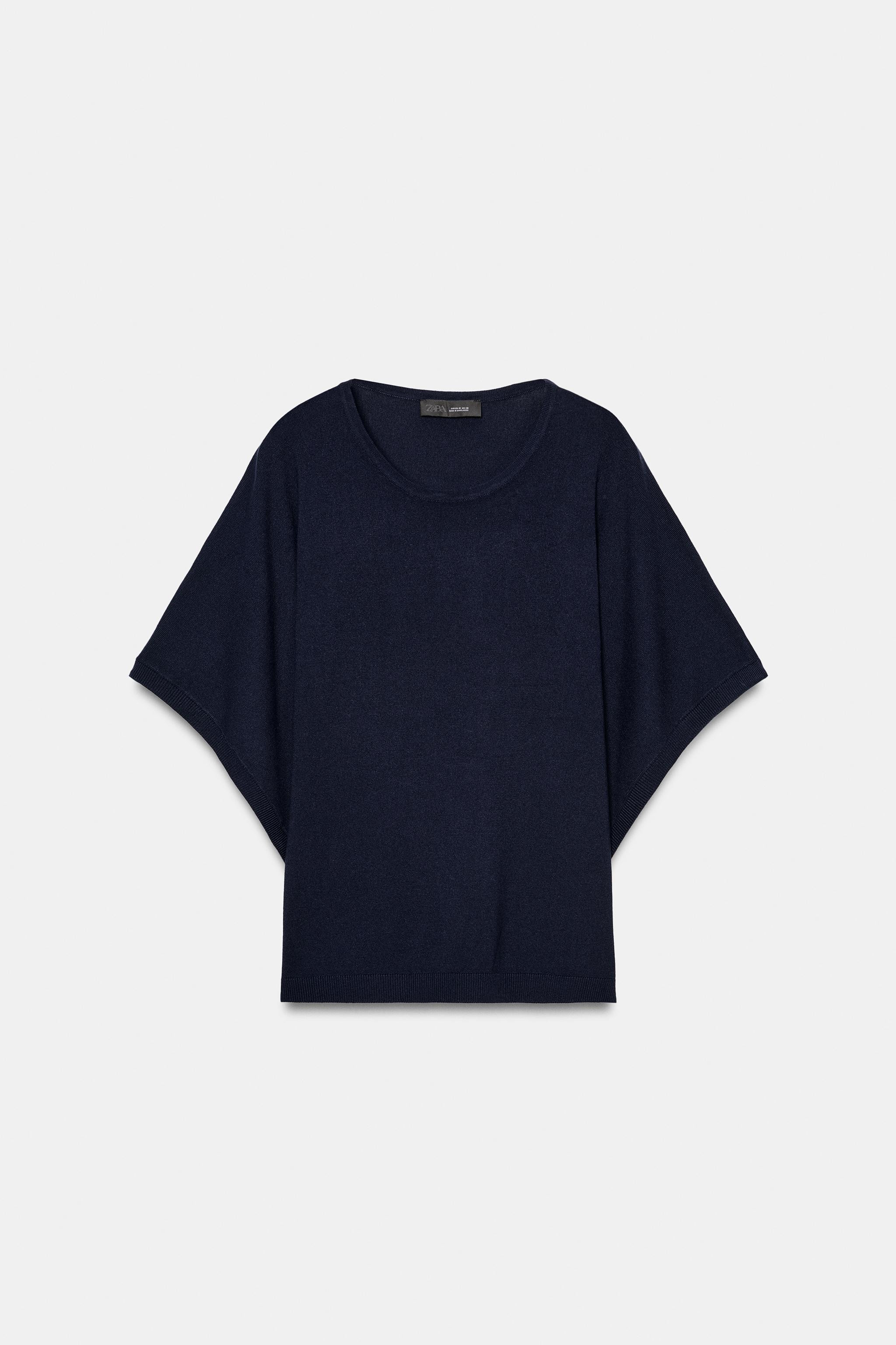 WIDE SLEEVE KNIT TOP | Zara US