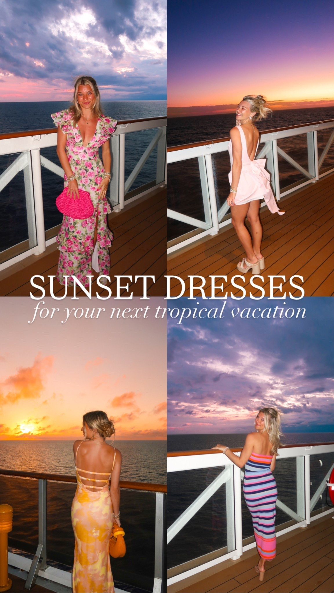 Spring break outfits, summer vacation, tropical vacation, sunset dresses, cruise outfits, what to wear summer, what to wear spring, what to wear cruise, nighttime outfits, accessories & shoes for summer 

Vici Code: GRACIESAVE30

#LTKSeasonal #LTKStyleTip #LTKTravel