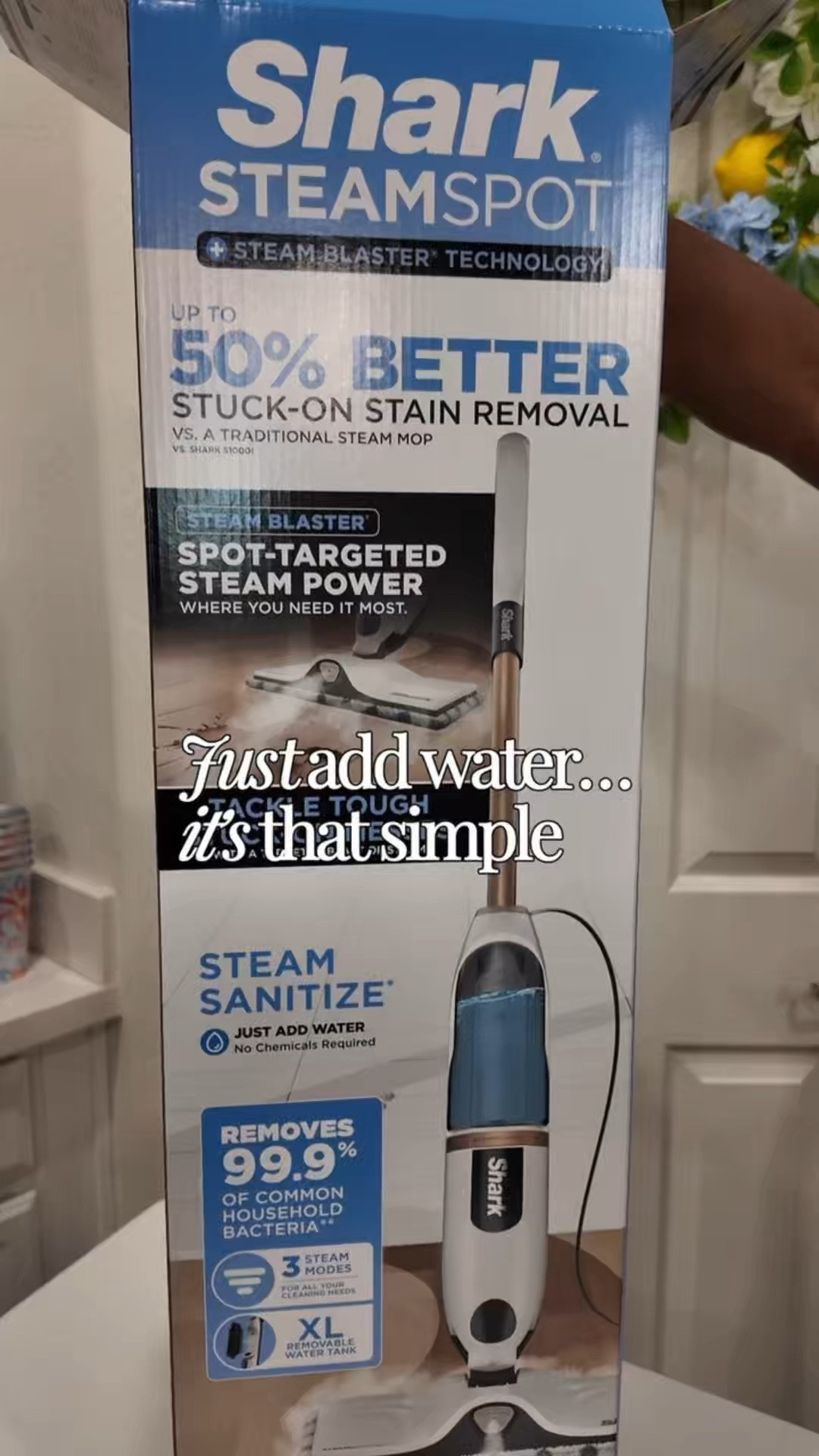 One of the BEST cleaning finds for busy households.

The Shark SteamSpot Steam Mop deep cleans hardwood, tile, laminate, marble, and more with powerful steam and washable pads. Lightweight, easy to use, and makes cleaning feel less like a chore.

#LTKmomlife #LTKActive #LTKHome