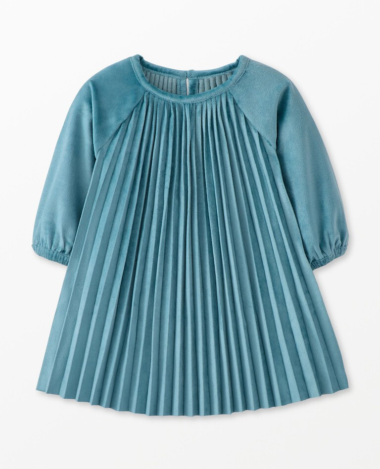 Baby Faux Suede Long Sleeve Dress | Hanna Andersson