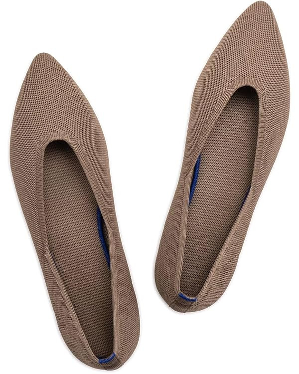 Frank Mully Womens Pointed Toe Flats Knit Dress Shoes Comfort Women Shoes Slip On Shoes for Woman... | Amazon (US)