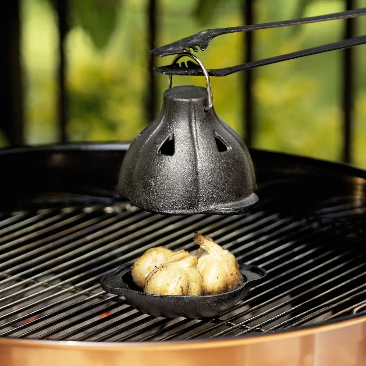 Cast Iron Garlic Roaster | Unique Kitchen Tools; Foodie Gifts | UncommonGoods