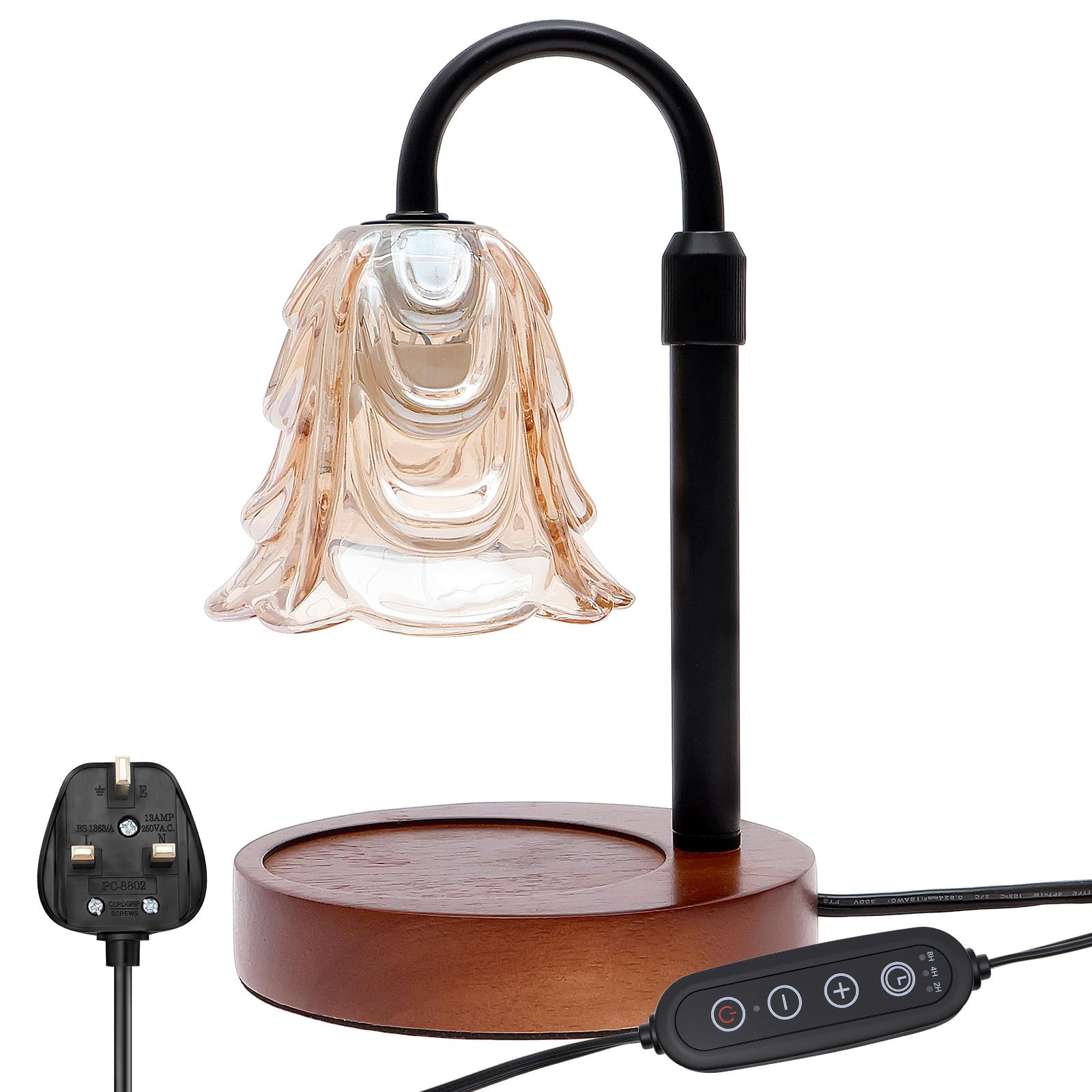 Candle Warmer Lamp with Timer Dimmer, Flameless Electric Candle Lamp, Adjustable Height, Vintage ... | Amazon (CA)