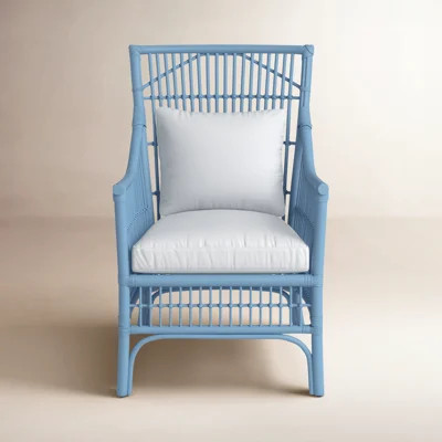 Jamestown Slat Back Rattan Armchair | Wayfair North America