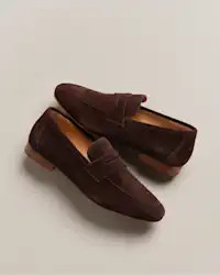 Italian Suede Penny Loafer | Quince