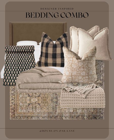 Bedding combo designer inspired bedding floral plaid block peeing vintage look linen 

#LTKhome #LTKSeasonal #LTKsalealert