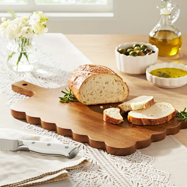 The Pioneer Woman Wood Rectangle Serving Board | Walmart (US)