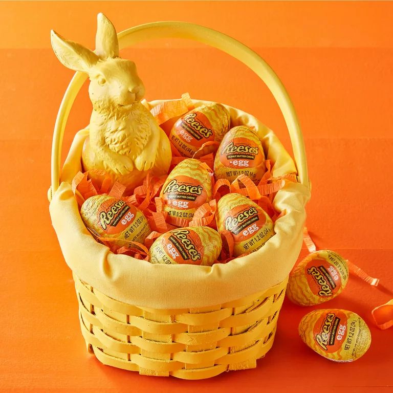 Reese's Milk Chocolate Peanut Butter Creme Eggs Easter Candy, Box 6 oz, 5 Pieces | Walmart (US)