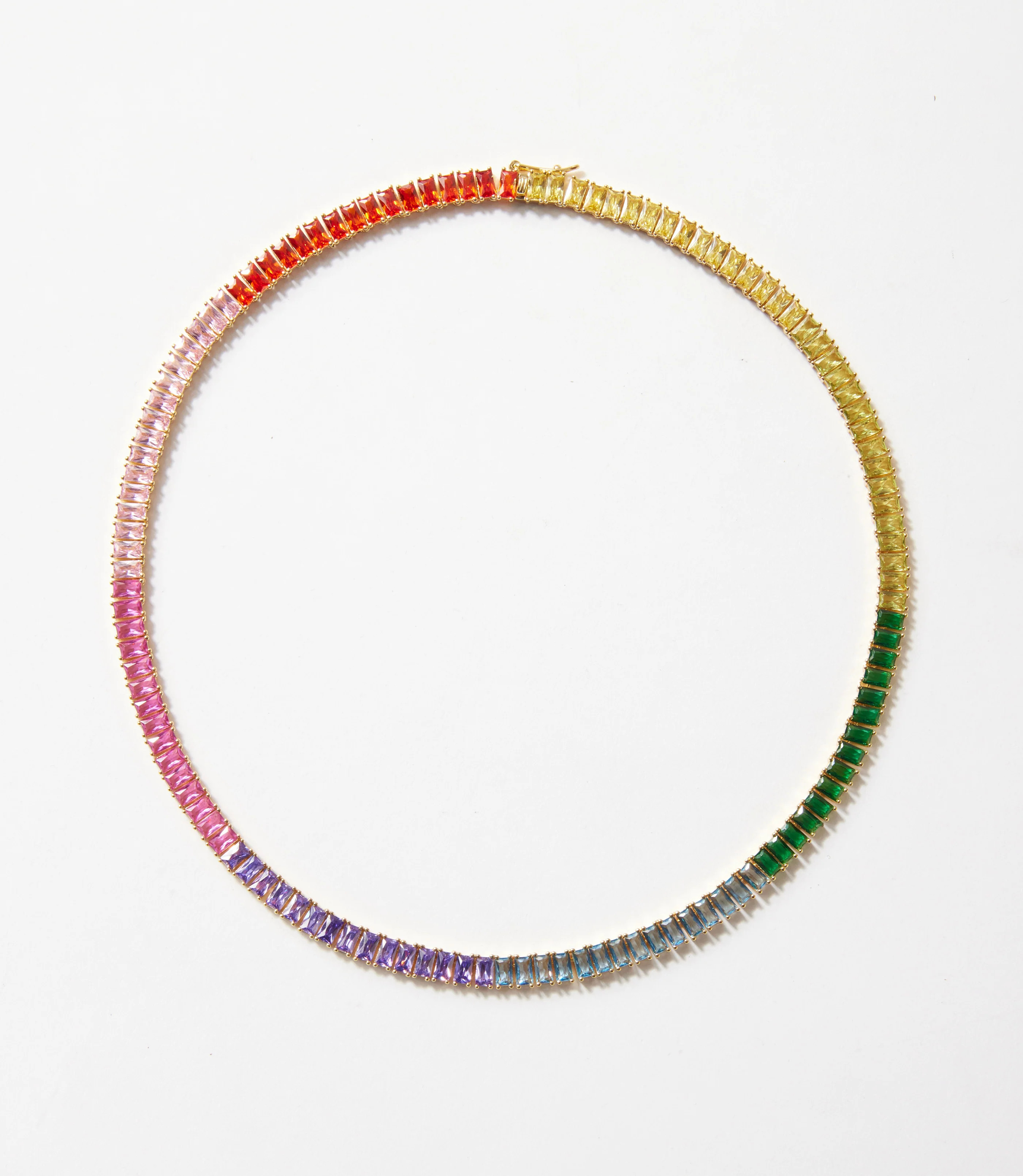 Prismatic Tennis Necklace | Karen Kane