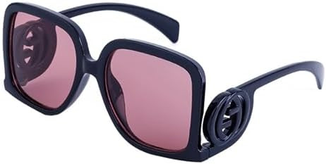 Women's Fashion Personalised Large Frame Sunglasses Cool Logo Square Sunglasses Travel Holiday Ac... | Amazon (US)