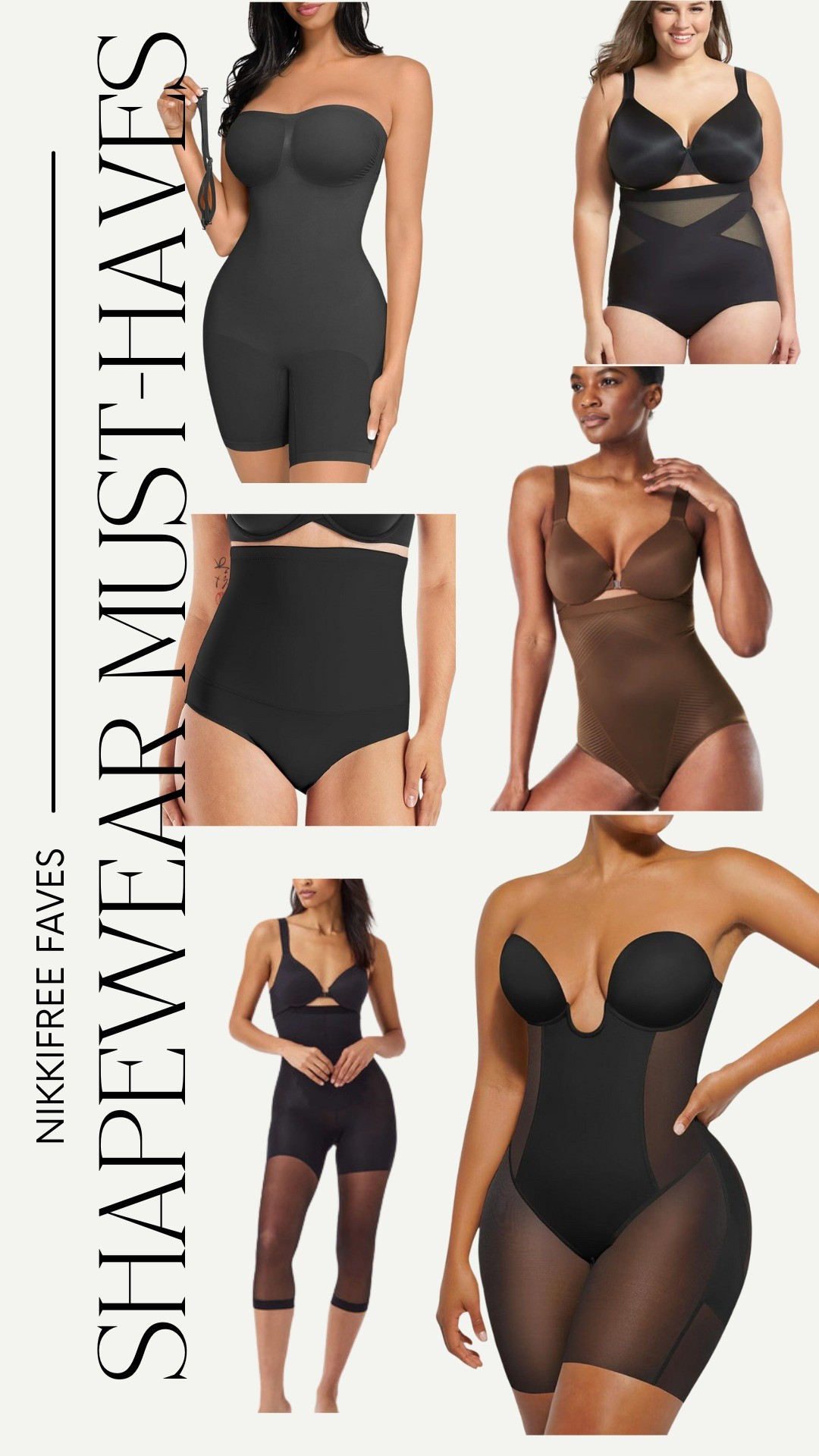 My shapewear faves! #NikkiFreeStyle 

#LTKStyleTip #LTKPlusSize #LTKActive