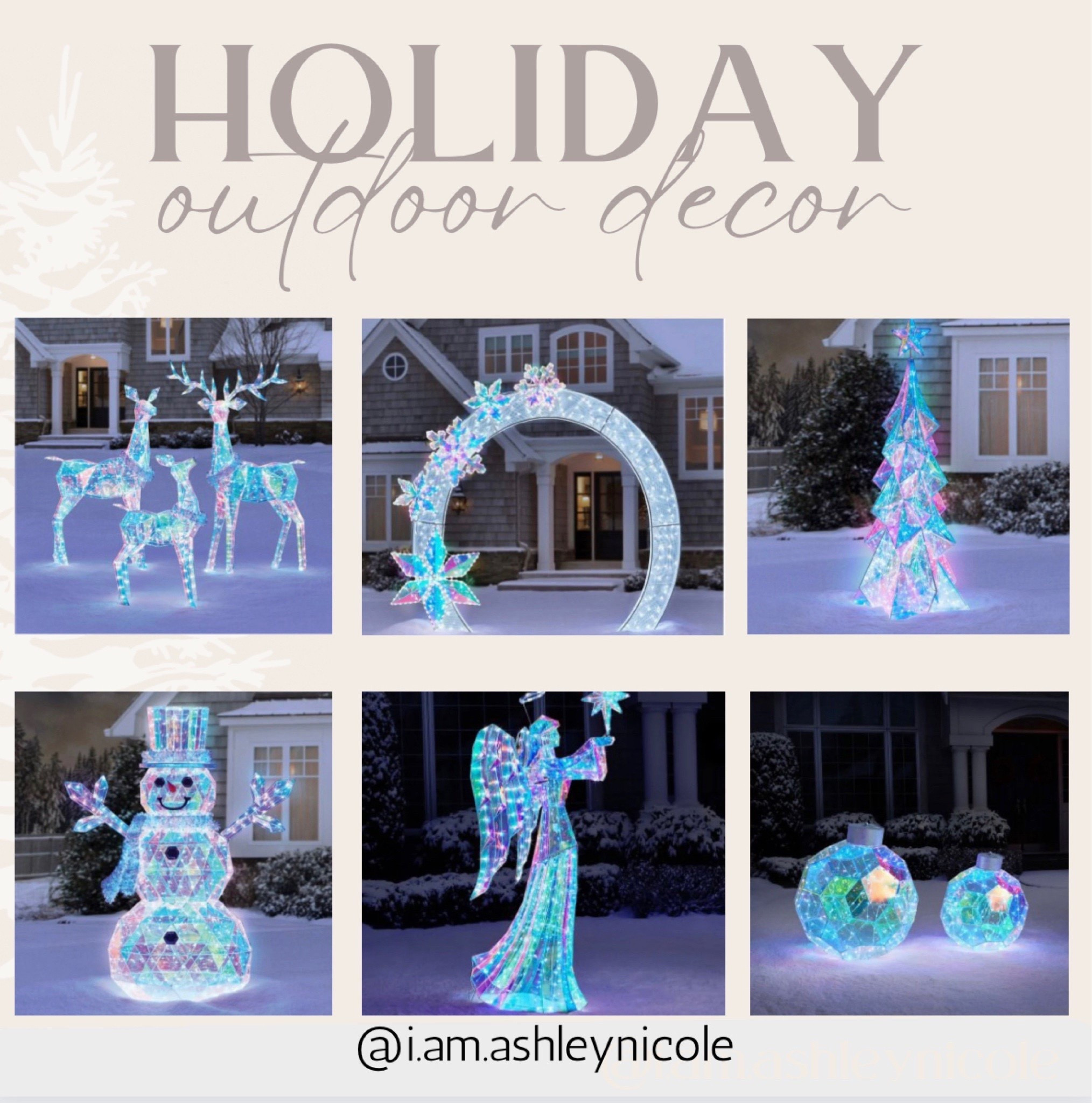 This is one of my most liked posts on LTK &amp; these outdoor Christmas decor items are back again this year so I’m reposting &amp; added some new designs. 

#LTKSeasonal #LTKHome #LTKHoliday