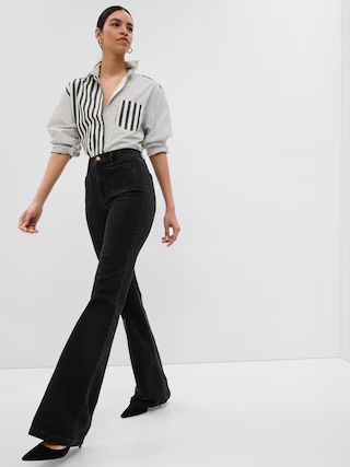 High Rise &apos;70s Flare Jeans with Washwell | Gap (US)