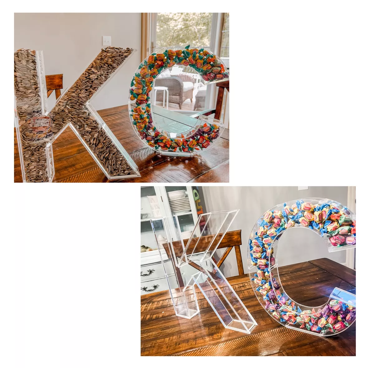 Skinny Fillable Acrylic Letters