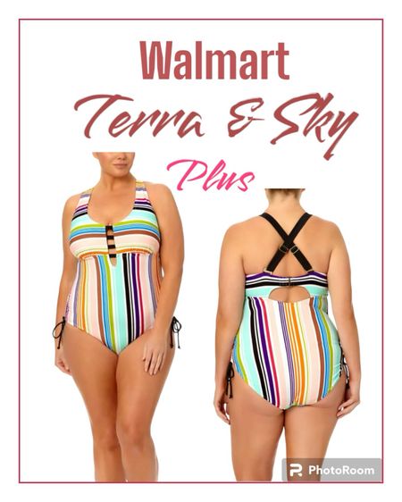 Walmart plus size swim suit. 

#walmart
#swimplus

#LTKplussize #LTKswim #LTKfindsunder50
