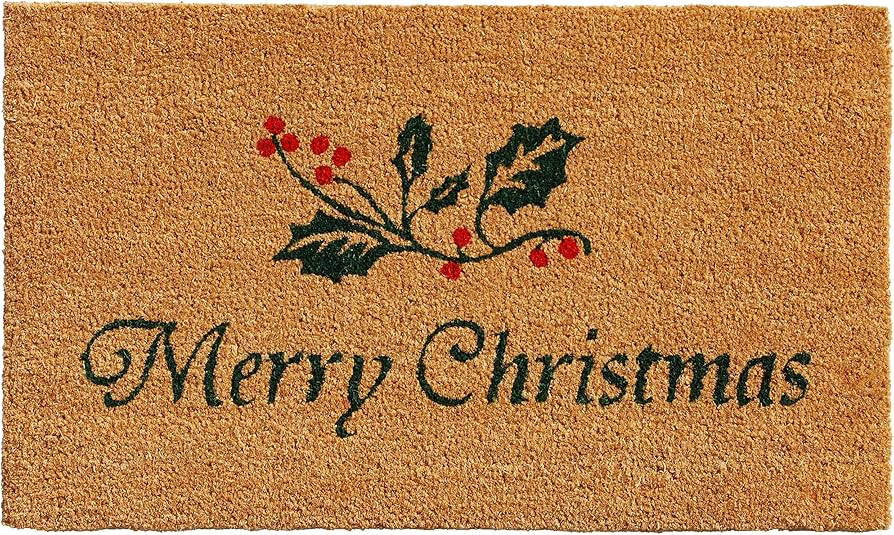 Calloway Mills 101881729 Christmas Holly Doormat, 17" x 29" | Amazon (US)
