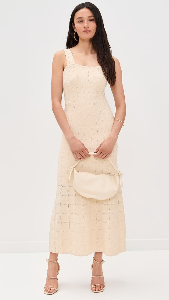 English Factory Scallop Knited Sleeveless Midi Dress | Shopbop | Shopbop