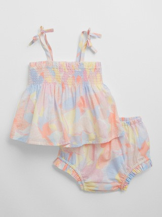 Baby Smocked Two-Piece Outfit Set | Gap Factory