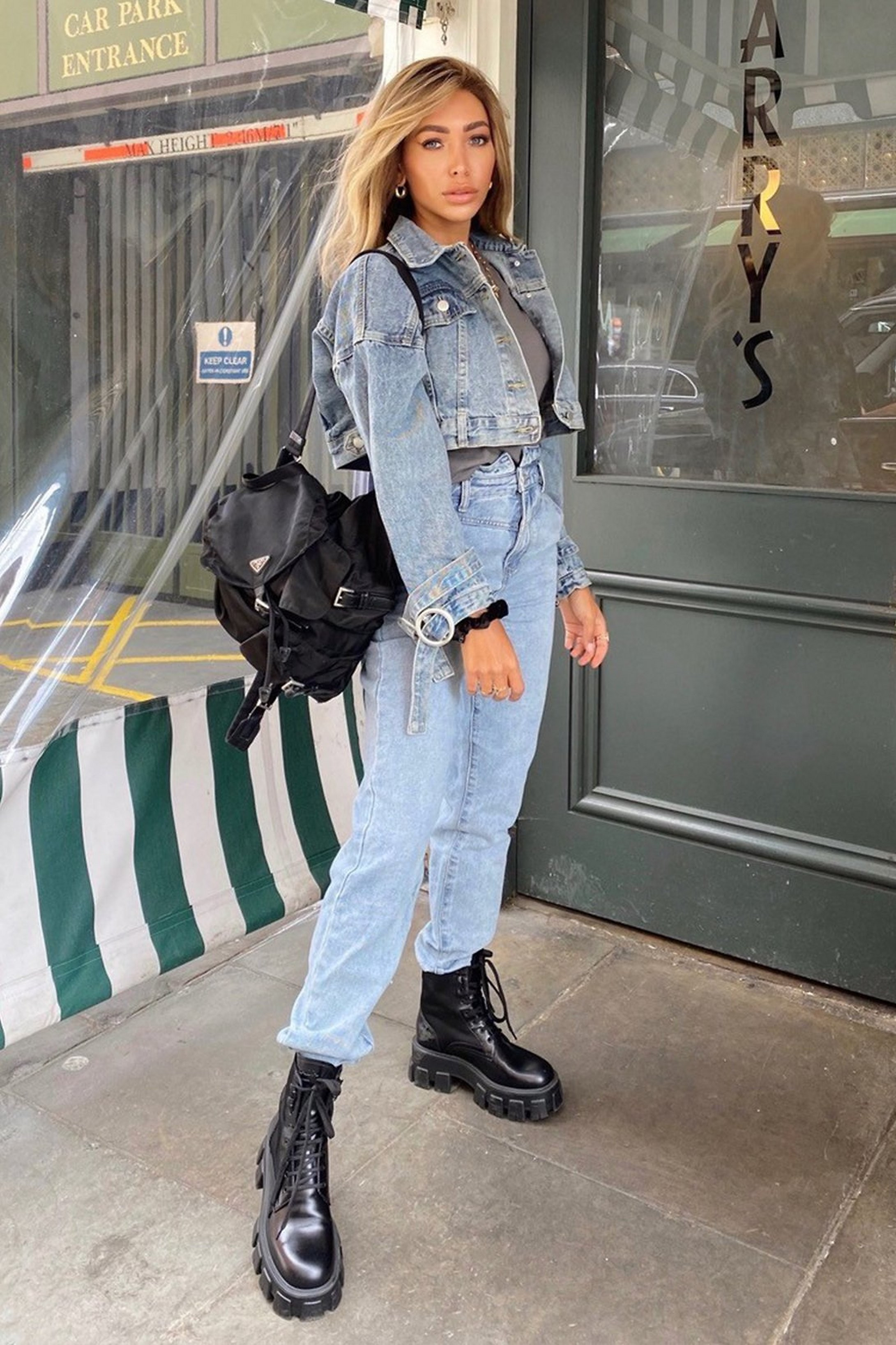 High Waisted Dip Front Mom Jean | Miss Pap UK