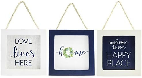 AuldHome Tiered Tray Signs for Home (Set of 3); Your Happy Place Little Signs | Amazon (CA)