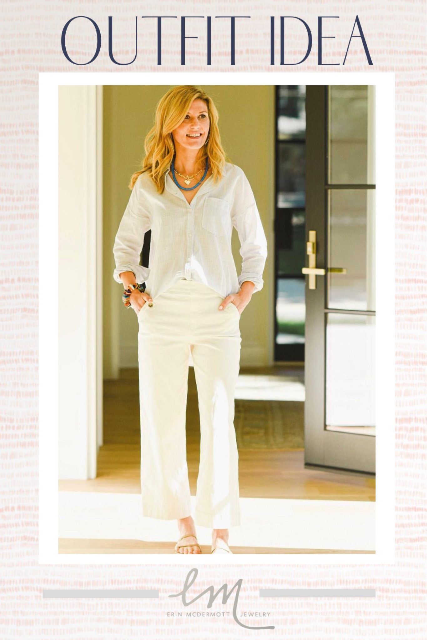 Outfit Idea | This outfit is perfect for everyday wear or workwear. The top is from Nati but I have linked a similar style from Old Navy.
I wear these pants from Spanx at least once a week. I’ve paired it with some of my favorite jewelry pieces.

#LTKworkwear #LTKunder50 #LTKstyletip