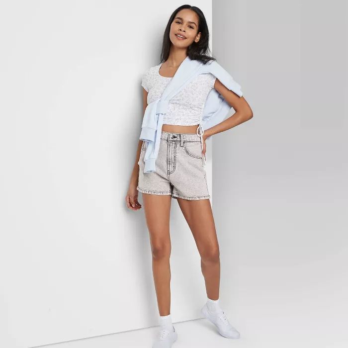 Women's High-Rise Mom Jean Shorts - Wild Fable™ | Target