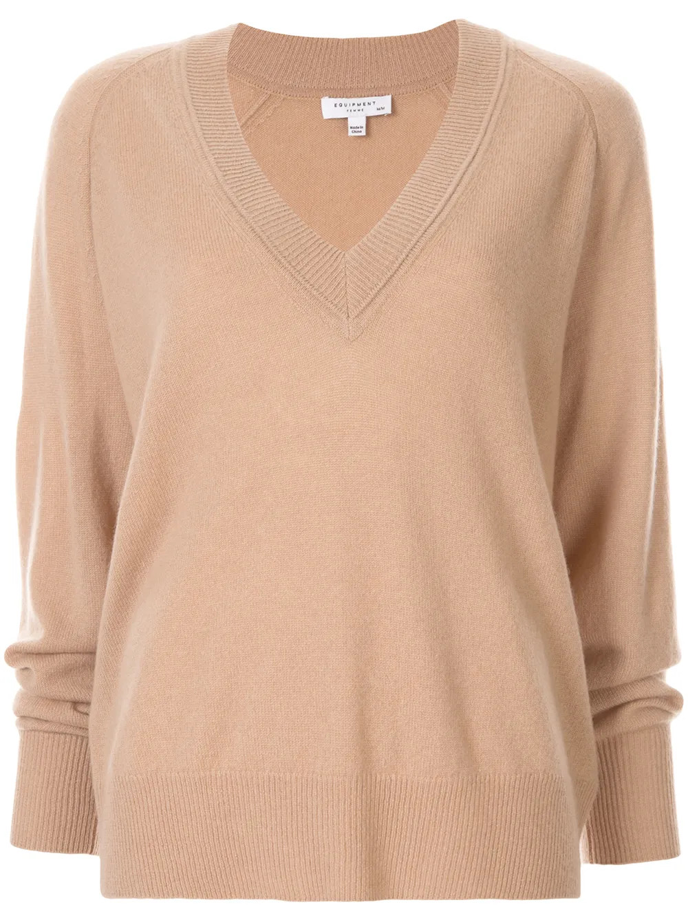 Equipment Madalene v-neck Cashmere Jumper - Farfetch | Farfetch Global