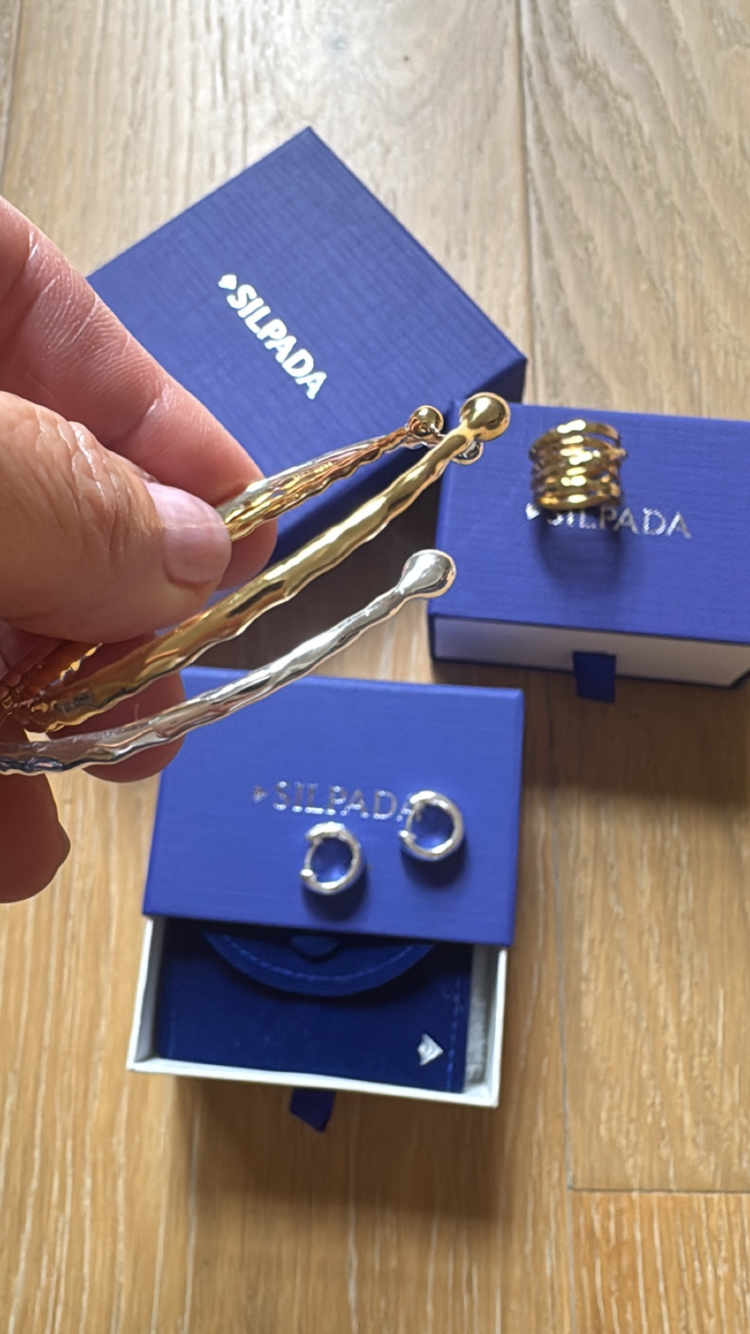 I’m often asked how to mix metals and the solution is easy especially with @Silpadadesigns 
Silpada has been around since 1997 and is trusted by generations of women because they stand for quality and craftsmanship.
Every piece is crafted with real .925 sterling silver for lasting quality and timeless beauty. 

I’ve mixed my metals with these gorgeous hammered sterling silver ($60) and 18K gold plated ($70) sterling silver hammered cuff bracelets.
My ring is also hammered and makes a statement all on its own. Yet it’s simple to wear everyday, running errands or work at the office.

Everyone needs huggie hoop earrings. The sterling silver is simple, modern and so cute. 

Prices are really affordable too which makes Silpada the perfect birthday or holiday gift to give!

Comment SHOP to see all my favorites from Silpada.

@Shop.ltk
#liketkit
Liketk.it

#silpada #womensjewelry #sterlingsilverfavorites #silpadabracelets #silpadastyle


#LTKParties #LTKOver40 #LTKFindsUnder100