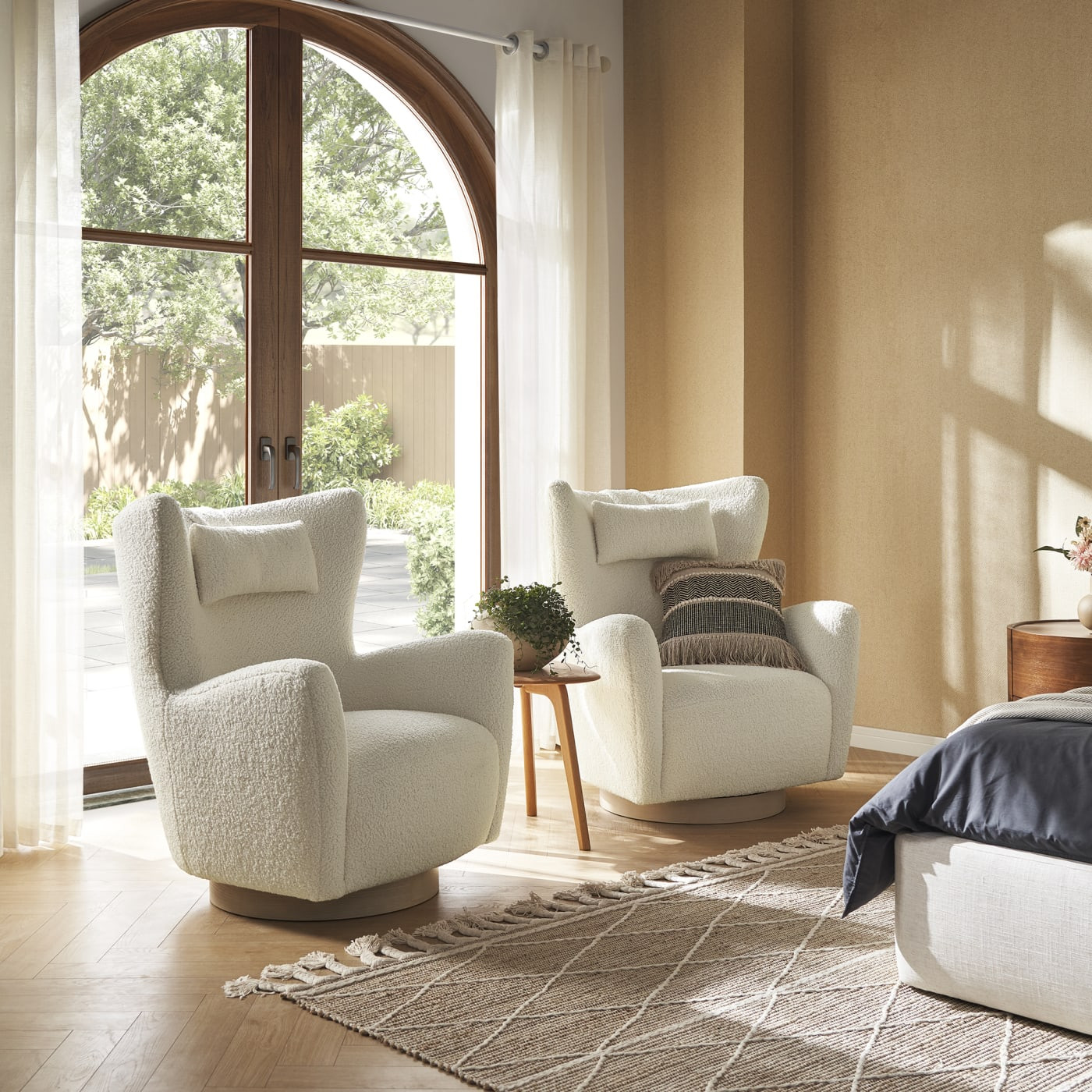 Colette Swivel Armchair | Castlery | Castlery US