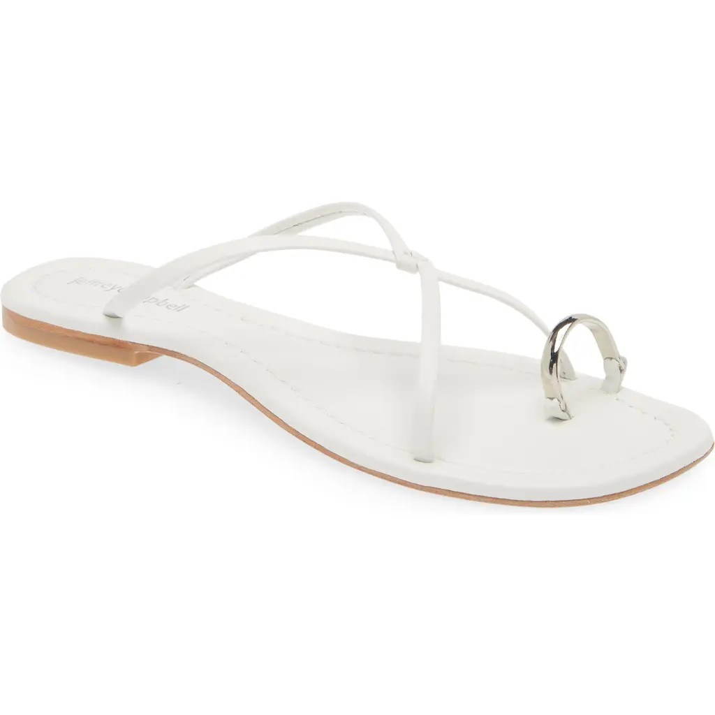 Jeffrey Campbell Pacifico Slide Sandal in White Silver at Nordstrom Rack, Size 7 | Nordstrom Rack