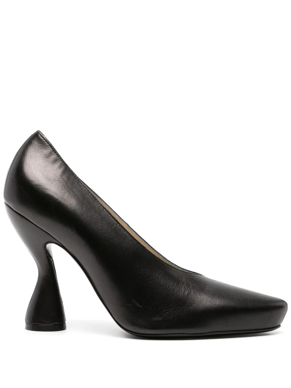Lanvin 105mm Leather Pumps - Farfetch | Farfetch Global