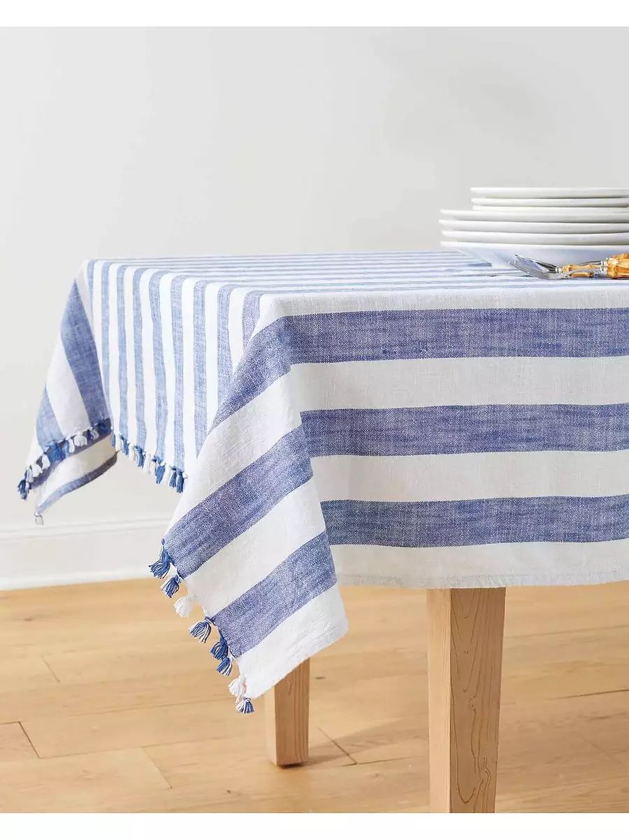 Awning Stripe Tablecloth | Serena and Lily