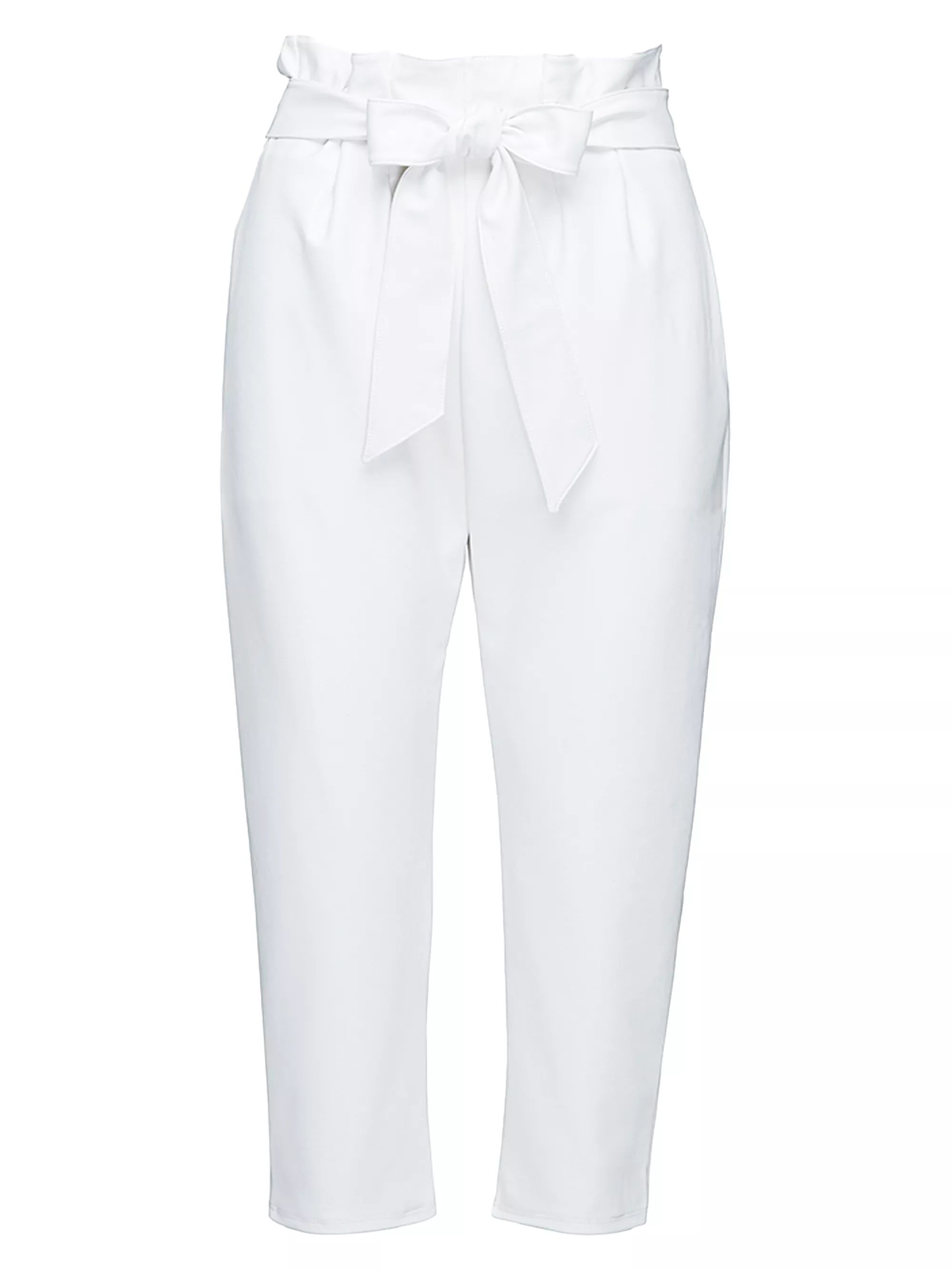 Faux Leather Paperbag Pants | Saks Fifth Avenue