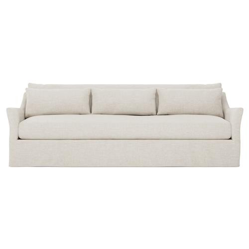 Pauline Sea Salt Performance Slipcovered Sofa - 98" | Kathy Kuo Home