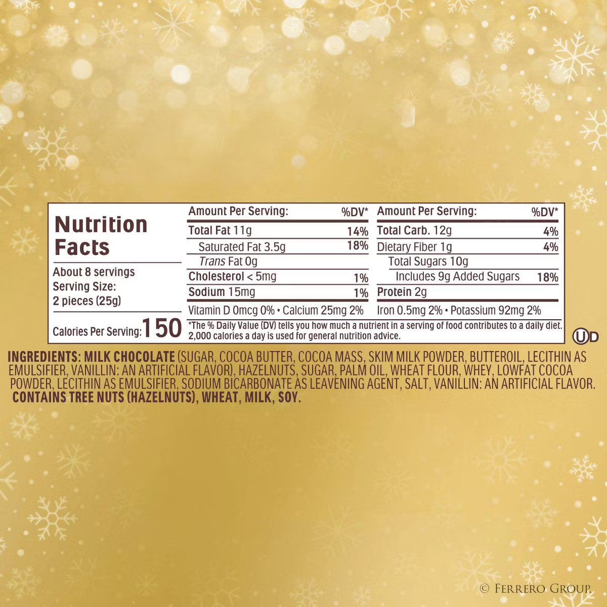 Ferrero Rocher Christmas Chocolate Gift Cone - 7.5oz/17ct | Target