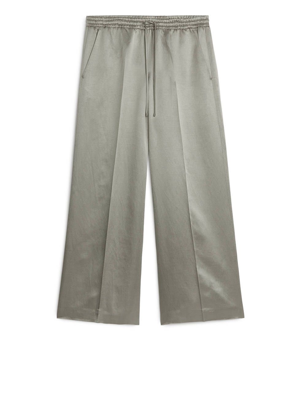 Wide Satin Trousers | ARKET